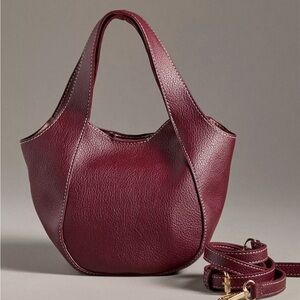Elegant Burgundy Leather Handbag